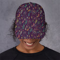Purple Bohemian Dream Catcher Print Baseball Cap