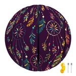 Purple Bohemian Dream Catcher Print Basketball