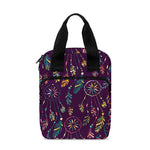 Purple Bohemian Dream Catcher Print Bible Tote Bag