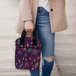 Purple Bohemian Dream Catcher Print Bible Tote Bag