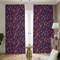 Purple Bohemian Dream Catcher Print Dimout Pencil Pleat Curtains