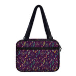 Purple Bohemian Dream Catcher Print Double Strap Bible Bag