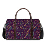 Purple Bohemian Dream Catcher Print Duffle Bag