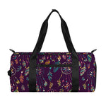 Purple Bohemian Dream Catcher Print Gym Bag