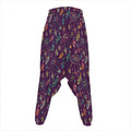 Purple Bohemian Dream Catcher Print Hammer Pants
