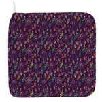 Purple Bohemian Dream Catcher Print Hand Towel