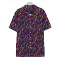 Purple Bohemian Dream Catcher Print Hawaiian Shirt