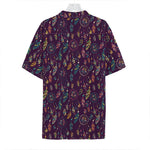 Purple Bohemian Dream Catcher Print Hawaiian Shirt