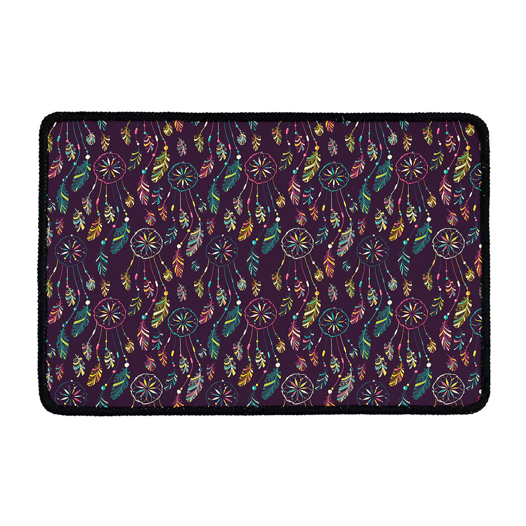 Purple Bohemian Dream Catcher Print Kitchen Mat