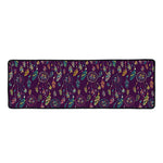 Purple Bohemian Dream Catcher Print Long Kitchen Mat