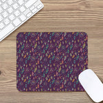 Purple Bohemian Dream Catcher Print Mouse Pad