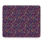 Purple Bohemian Dream Catcher Print Mouse Pad