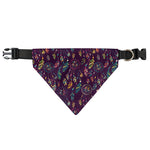 Purple Bohemian Dream Catcher Print Over The Collar Dog Bandana