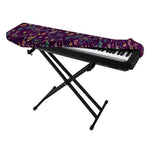 Purple Bohemian Dream Catcher Print Piano Keyboard Cover