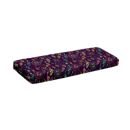 Purple Bohemian Dream Catcher Print Piano Keyboard Cover