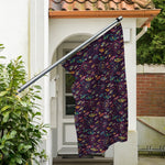 Purple Bohemian Dream Catcher Print Polyester Flag
