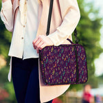 Purple Bohemian Dream Catcher Print Shoulder Strap Bible Bag