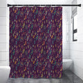 Purple Bohemian Dream Catcher Print Shower Curtain