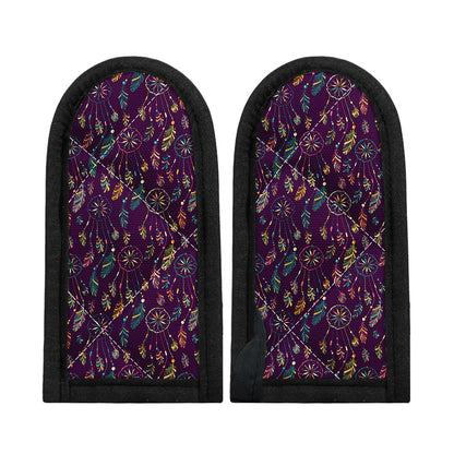 Purple Bohemian Dream Catcher Print Skillet Handle Cover
