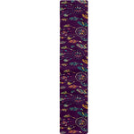Purple Bohemian Dream Catcher Print Table Runner