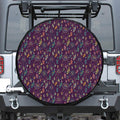 Purple Bohemian Dream Catcher Print Tire Cover