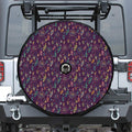 Purple Bohemian Dream Catcher Print Tire Cover With Camera Hole