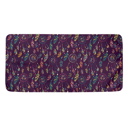 Purple Bohemian Dream Catcher Print Towel