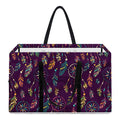 Purple Bohemian Dream Catcher Print Utility Tote Bag