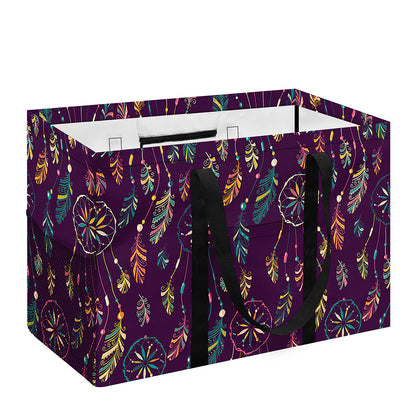 Purple Bohemian Dream Catcher Print Utility Tote Bag