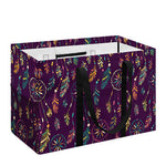 Purple Bohemian Dream Catcher Print Utility Tote Bag