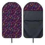 Purple Bohemian Dream Catcher Print Waterproof Car Seat Cover