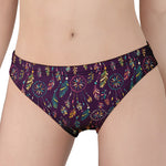 Purple Bohemian Dream Catcher Print Women's Panties