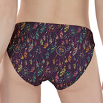 Purple Bohemian Dream Catcher Print Women's Panties