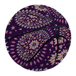 Purple Bohemian Mandala Pattern Print Basketball