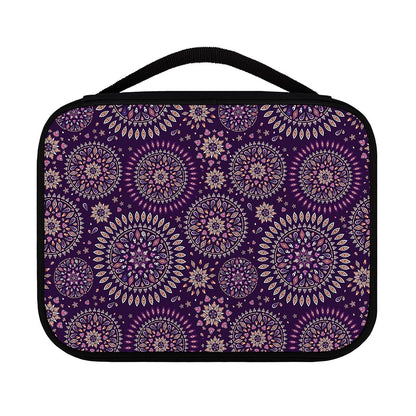 Purple Bohemian Mandala Pattern Print Classic Bible Case