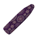 Purple Bohemian Mandala Pattern Print Ironing Board Cover