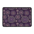 Purple Bohemian Mandala Pattern Print Kitchen Mat