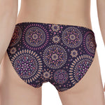 Purple Bohemian Mandala Pattern Print Women's Panties