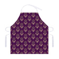 Purple Boho Dream Catcher Pattern Print Adjustable Apron