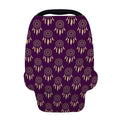 Purple Boho Dream Catcher Pattern Print Baby Seat Cover