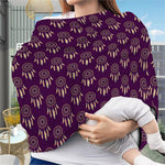 Purple Boho Dream Catcher Pattern Print Baby Seat Cover
