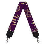 Purple Boho Dream Catcher Pattern Print Bag Strap