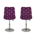 Purple Boho Dream Catcher Pattern Print Bar Stool Covers