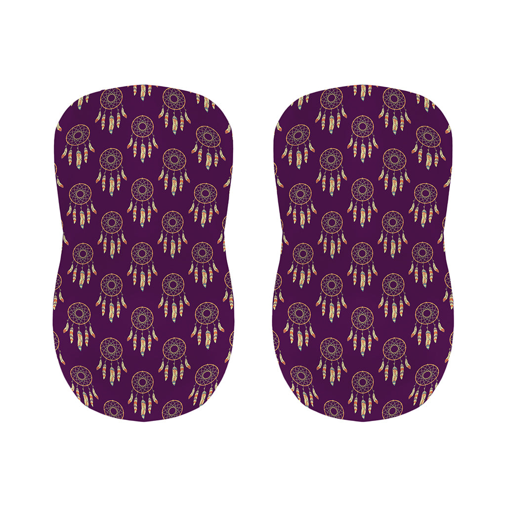 Purple Boho Dream Catcher Pattern Print Bar Stool Covers