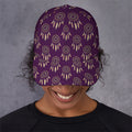 Purple Boho Dream Catcher Pattern Print Baseball Cap