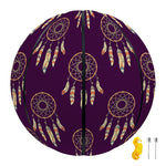 Purple Boho Dream Catcher Pattern Print Basketball