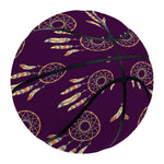 Purple Boho Dream Catcher Pattern Print Basketball