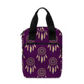Purple Boho Dream Catcher Pattern Print Bible Tote Bag