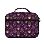 Purple Boho Dream Catcher Pattern Print Briefcase Bible Bag