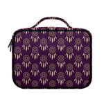 Purple Boho Dream Catcher Pattern Print Briefcase Bible Bag
